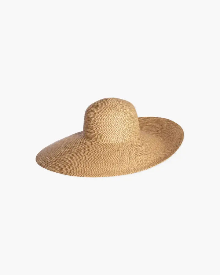 Eric Javits Floppy Hat in Peanut - Mildred Hoit