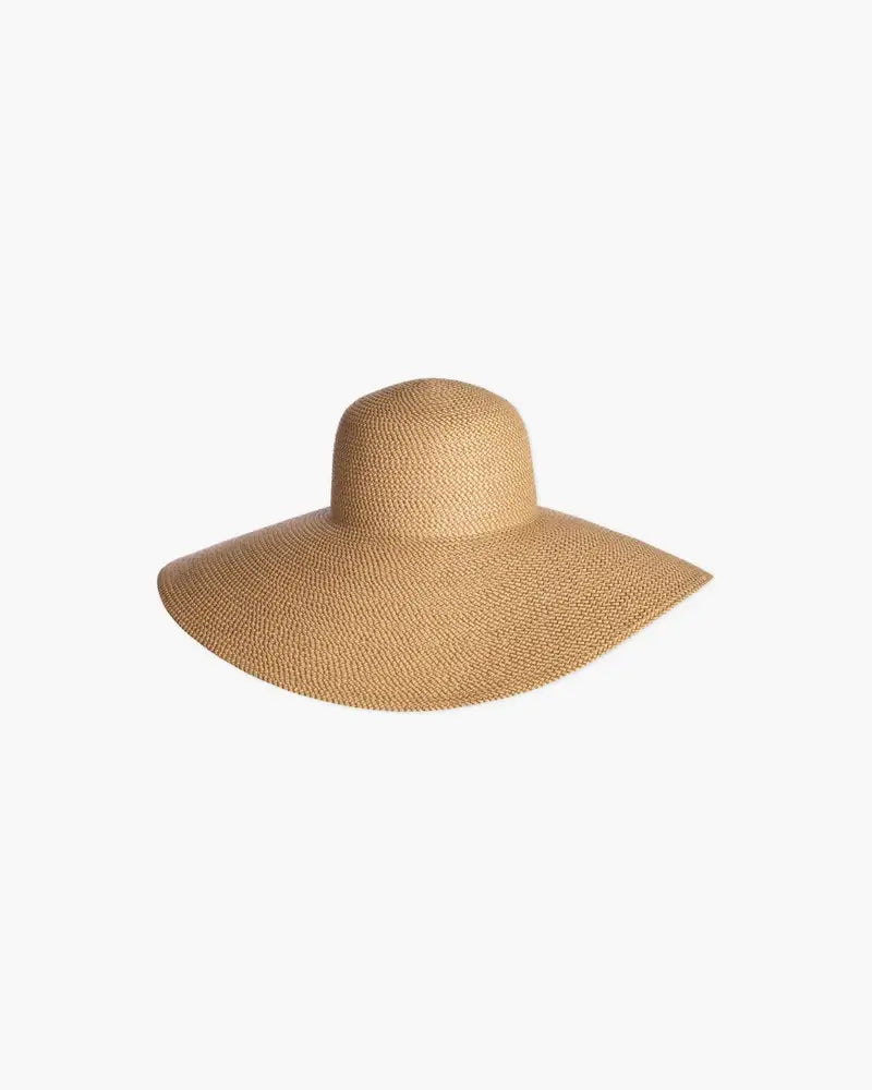 Eric Javits Floppy Hat in Peanut - Mildred Hoit