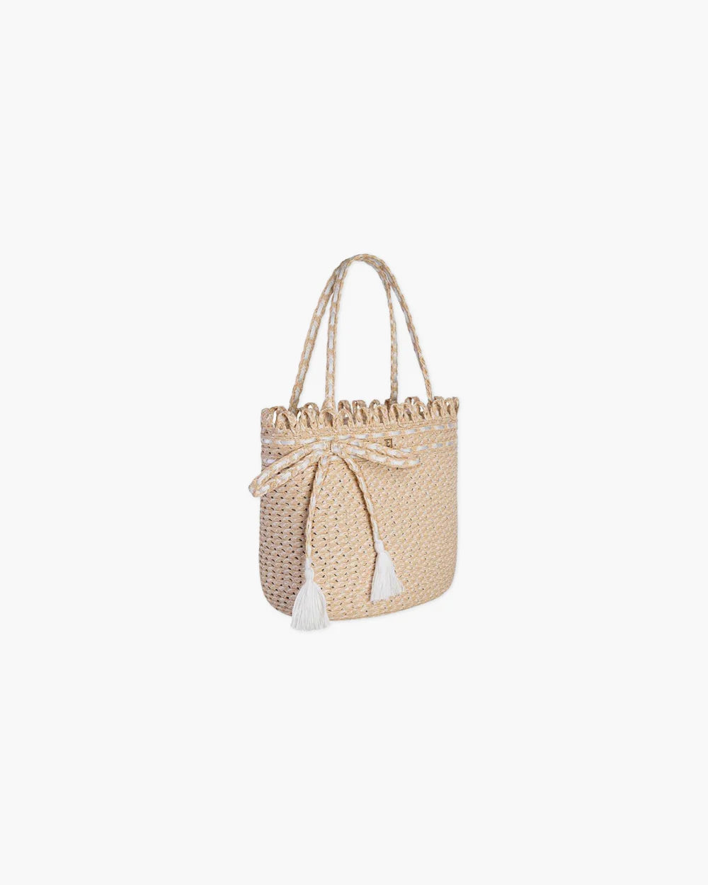 Eric Javits St. Tropez Straw Tote in Shell - Mildred Hoit