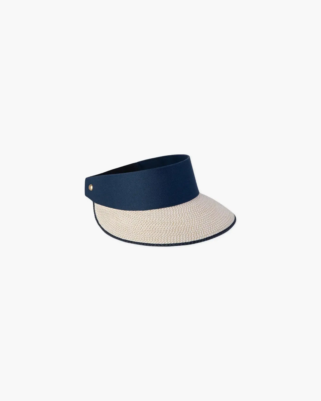Eric Javits Champ Visor in White Mix & Navy