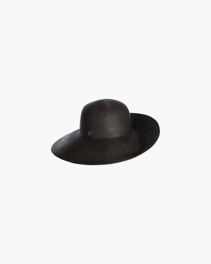 Eric Javits Hampton Hat in Black - Mildred Hoit
