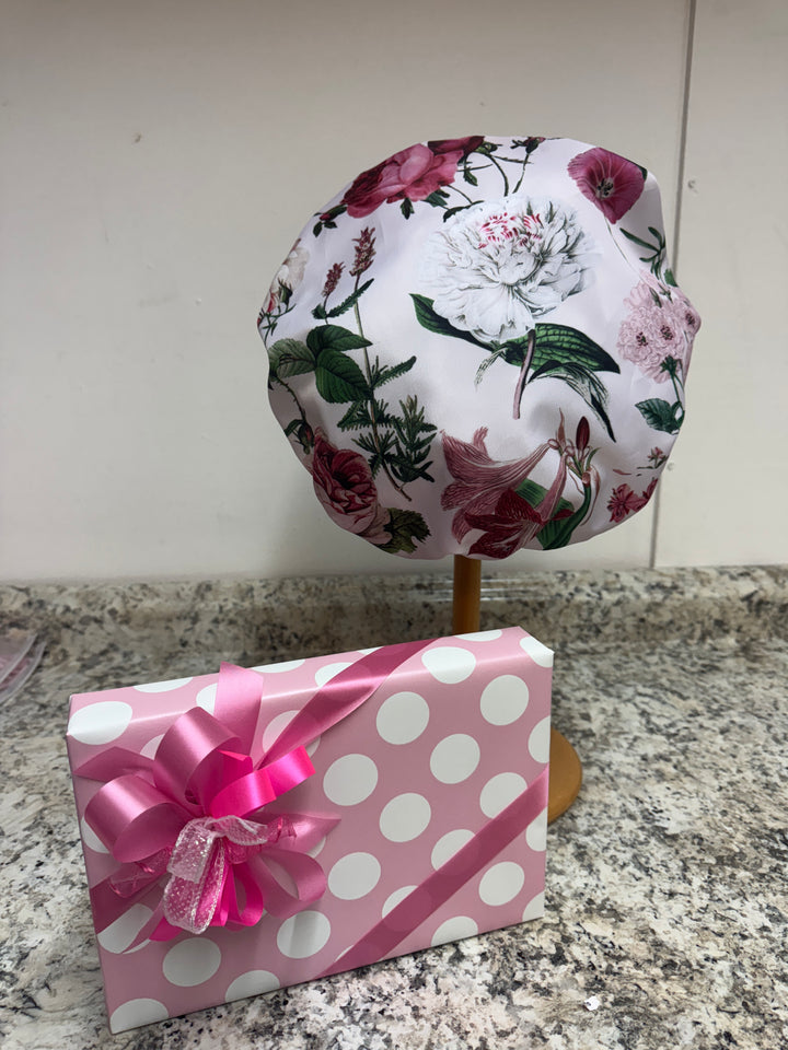 Peonies Shower Cap