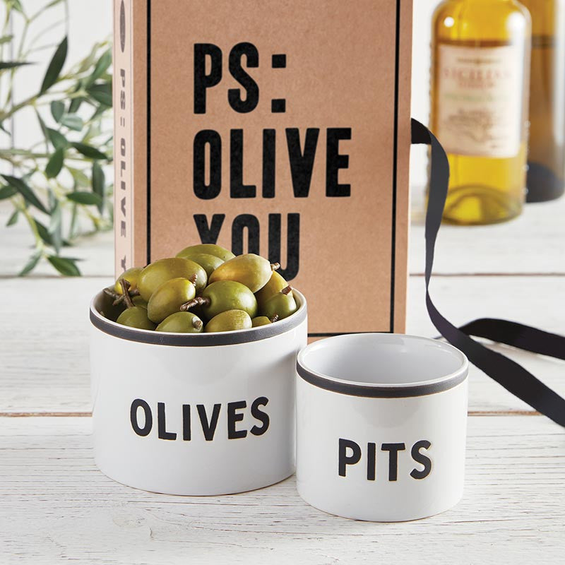 PS. Olive You - Olive & Pit Bowls Book Box - Mildred Hoit
