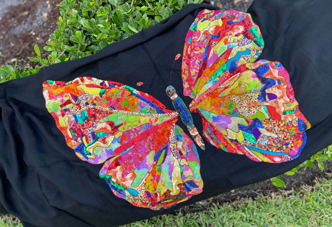 Janavi Kaleidescope Butterfly Shawl