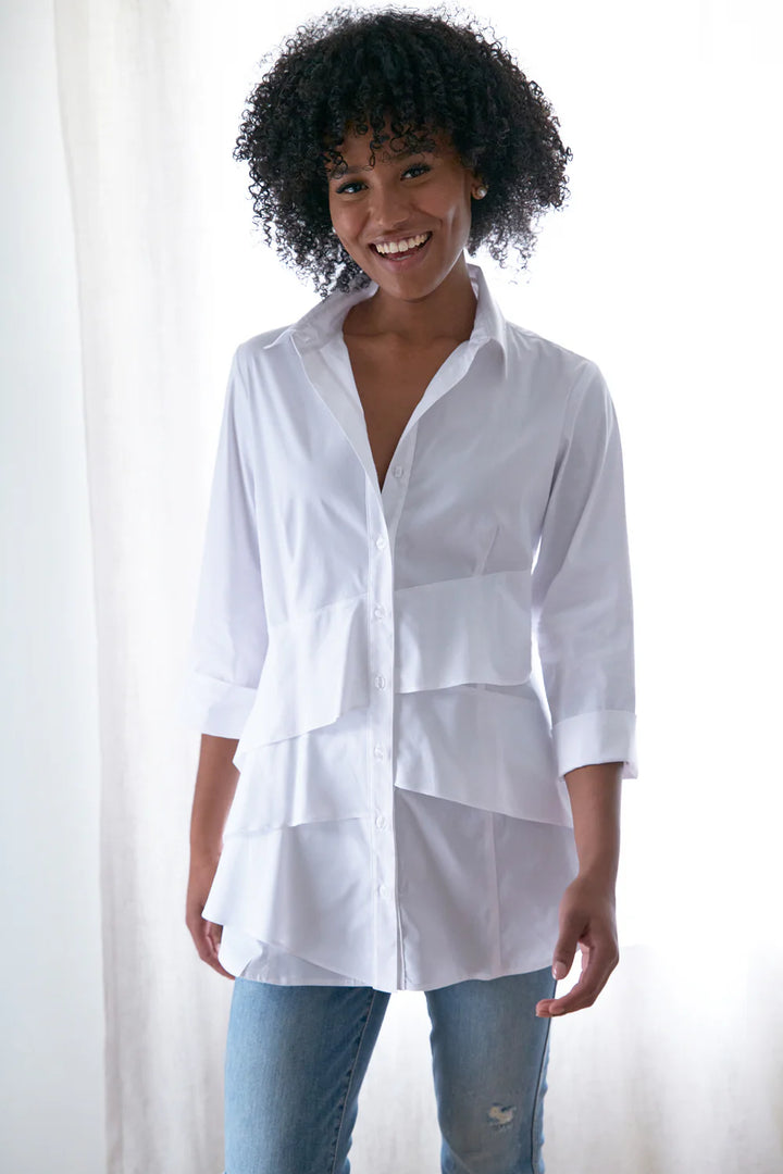 Jenna Tunic Top in White