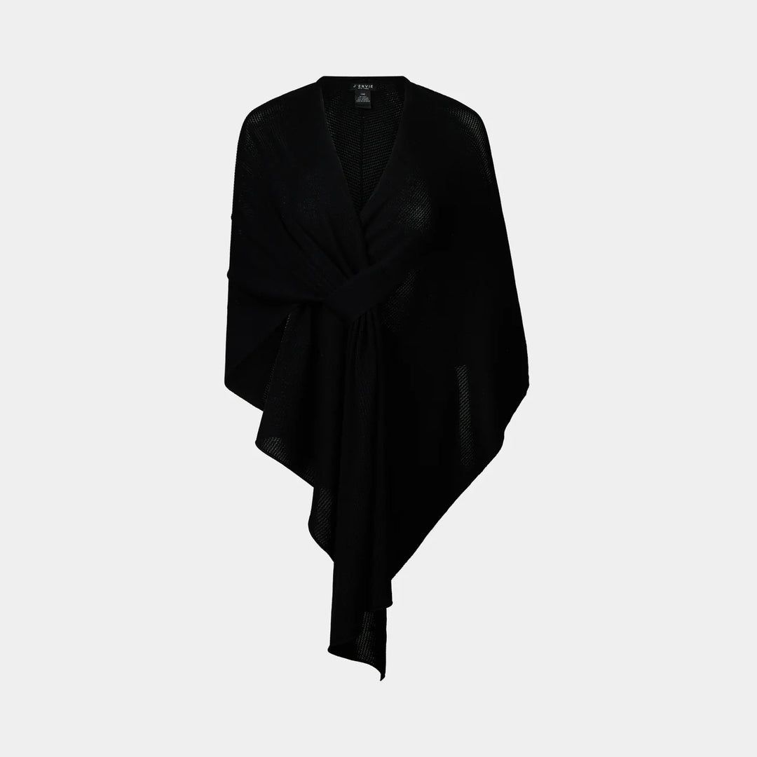 J'envie Rachel Tab Wrap in Black - Mildred Hoit