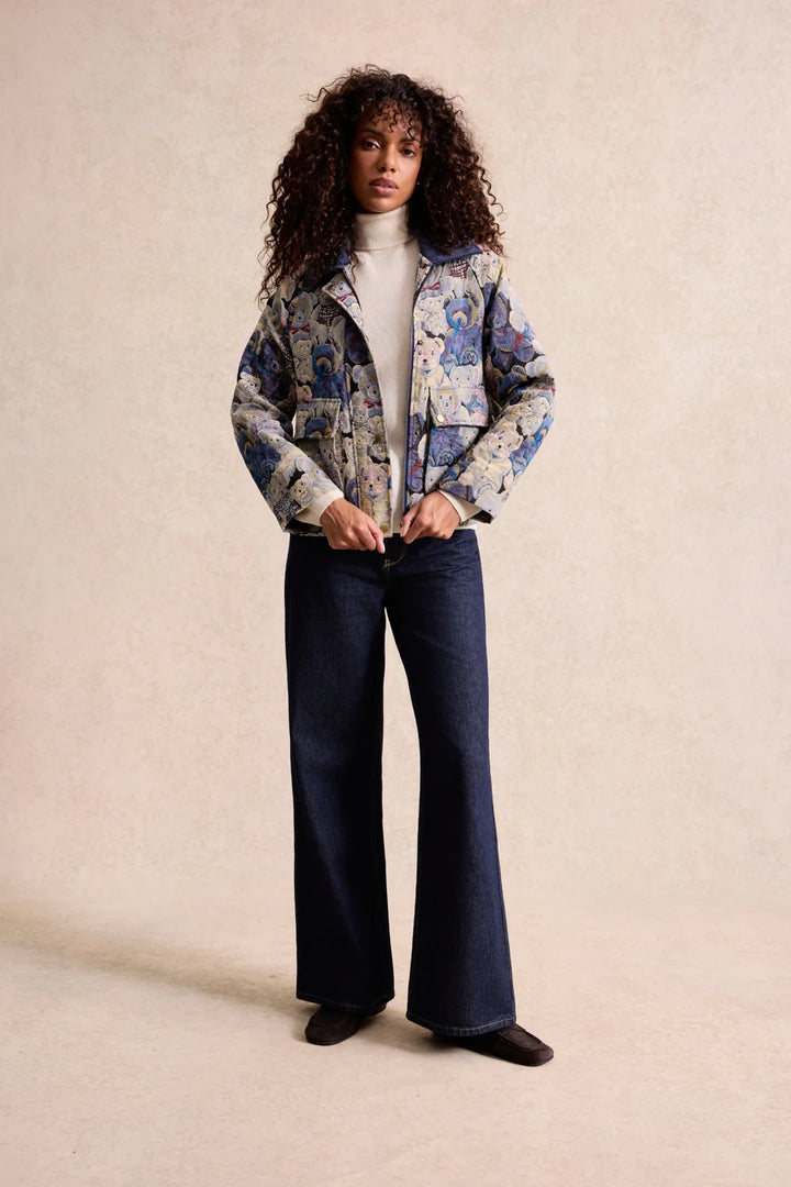 Leo & Ugo Teddy Bear Print Jacket