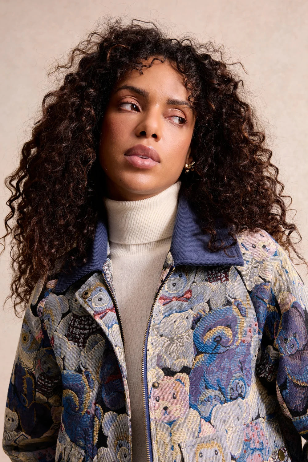 Leo & Ugo Teddy Bear Print Jacket