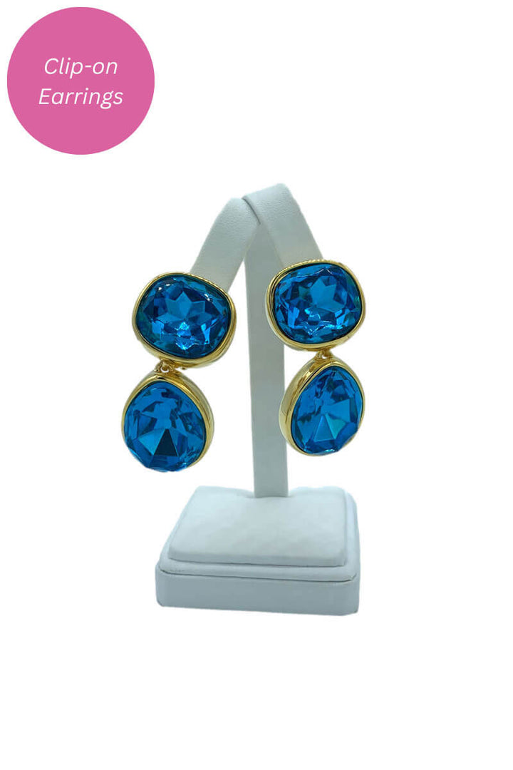 Kenneth Jay Lane Aqua Drop Earring