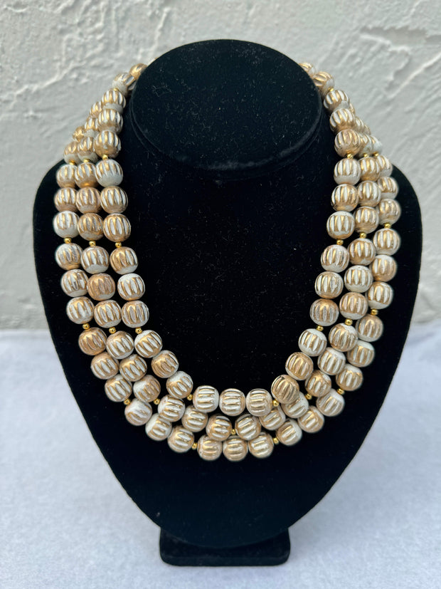 Kenneth Jane Lane Vintage Style Beaded Necklace available at Mildred Hoit in Palm Beach.