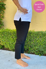 Krazy Larry Pull-on Pant - Black available at Mildred Hoit in Palm Beach.