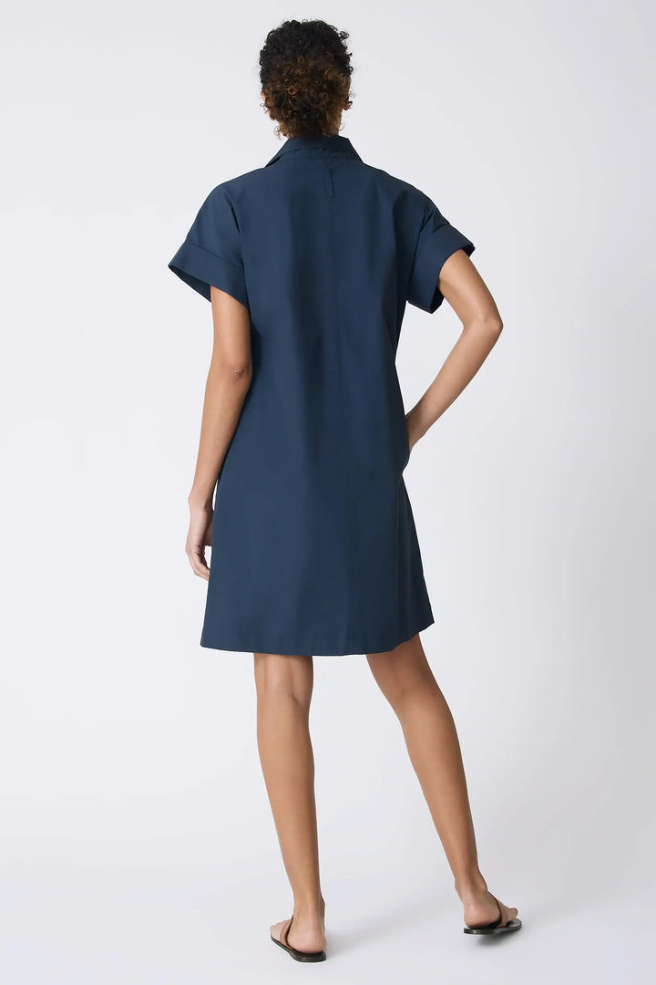 Kal Rieman Holly Kimono Dress in Navy - Mildred Hoit