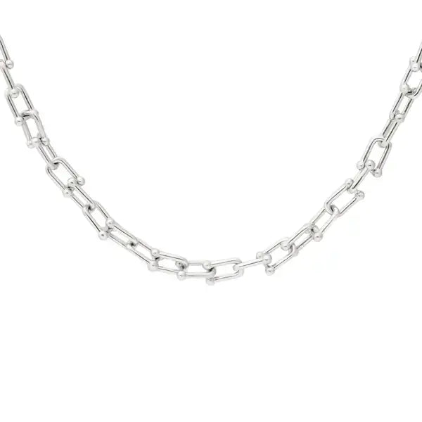 Kenneth Jay Lane 925 Silver Link Necklace