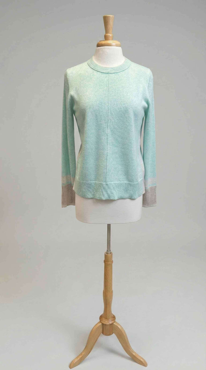 Kinross Color Play Crew in Seaglass - Mildred Hoit