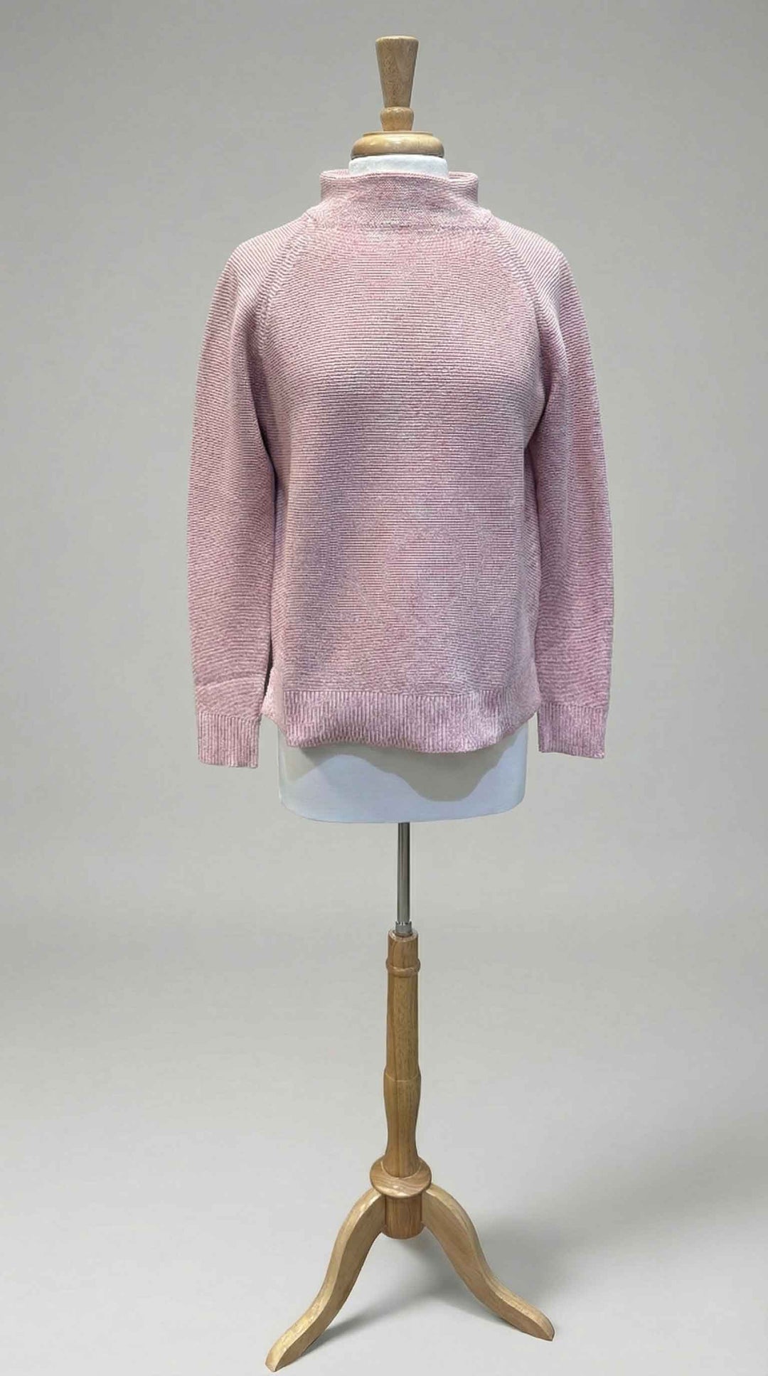 Kinross Marled Garter Funnel in Coral Multi - Mildred Hoit