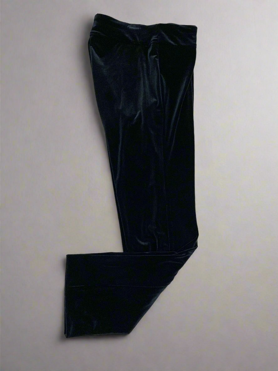 Krazy Larry Pull-On Pants in Black Velvet