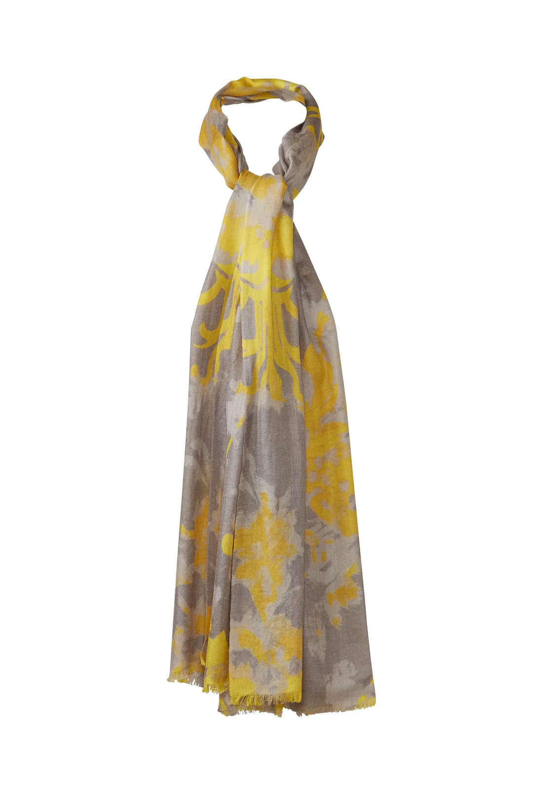 Kinross Tapestry Print Scarf in Citrine