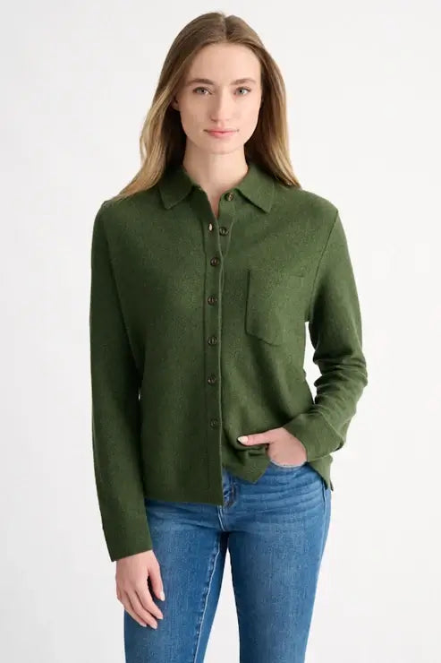 Kinross Shirt Cardigan in Highland