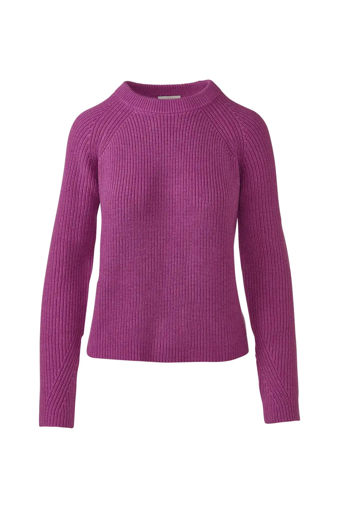 Kinross Rib Raglan Crew in Heather