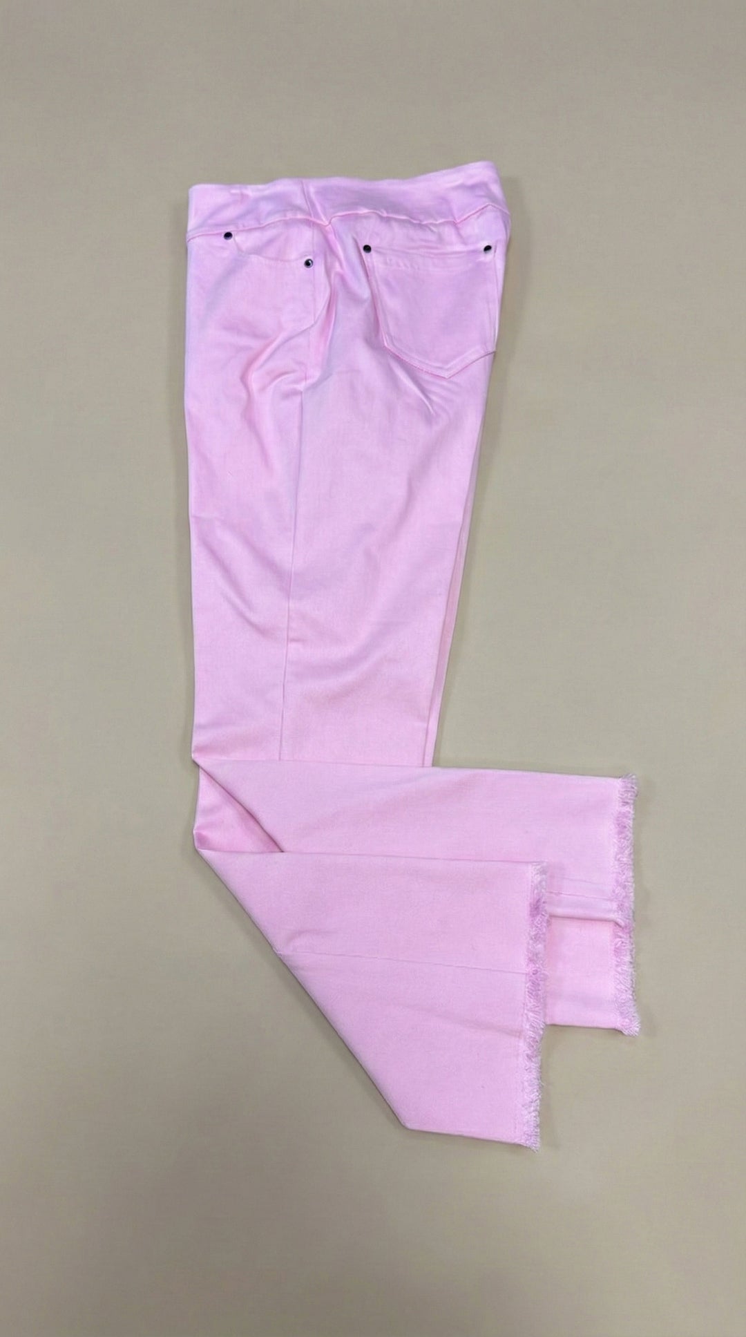 Lisette Hampton Twill Pants in Pink - Mildred Hoit