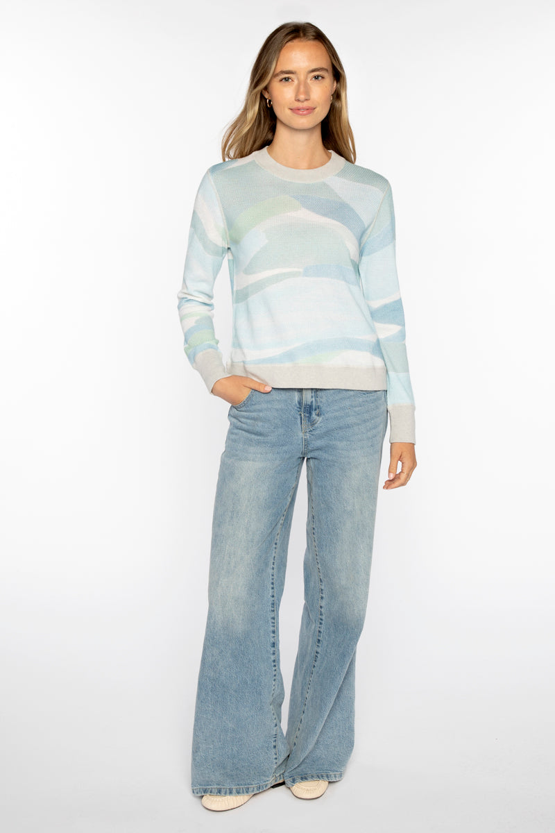 Kinross Landscape Print Pullover - Mildred Hoit