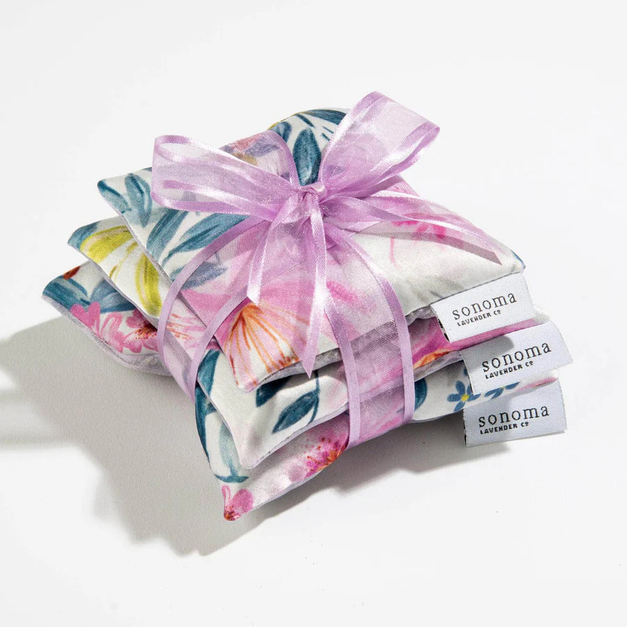 Lavender Square Sachet Trio