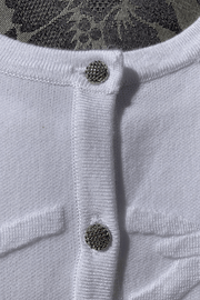 Leo & Ugo Textured Sweater Set in White