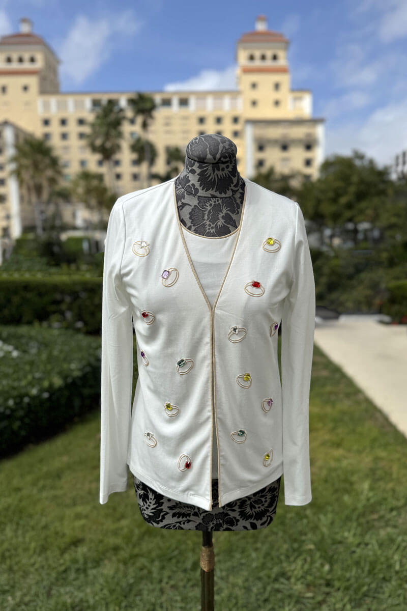 Leo & Ugo Twin Set in Jewel - Mildred Hoit