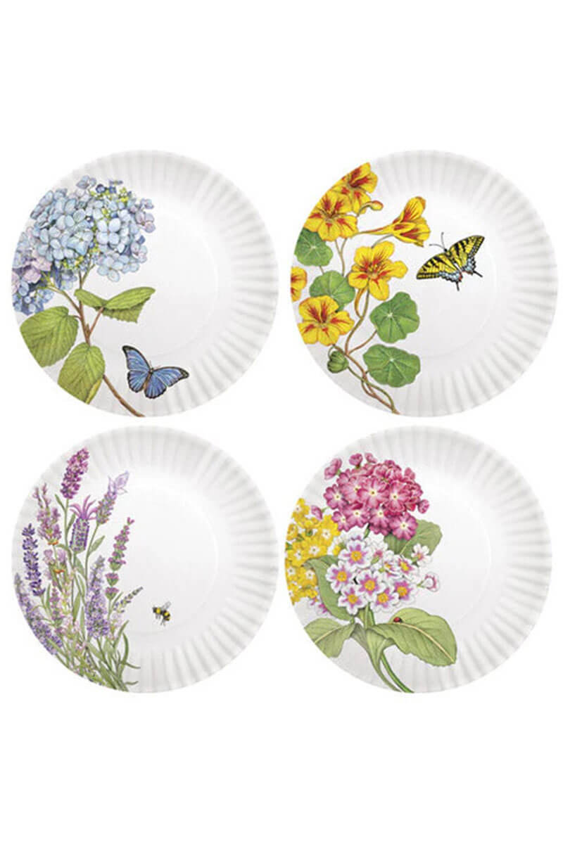 Mary Lake Thompson MZ823PP Floral Plates.