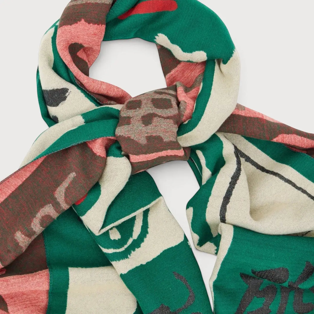 Mahjong Reversible Scarf - Mildred Hoit