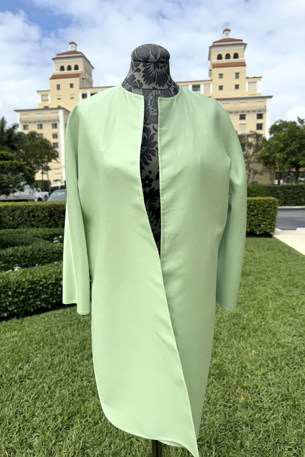 Manzoni Open Front Jacket in Green