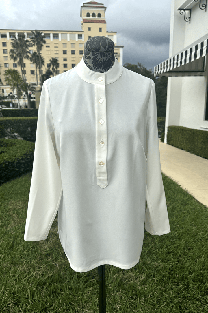 Mary G Heather Suzanne in Solid White - Mildred Hoit