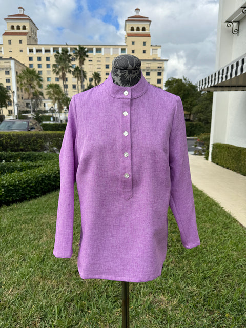 Mary G Linen Suzanne in Purple available at Mildred Hoit in Palm Beach.