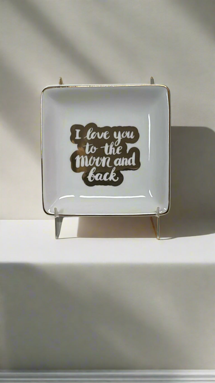 Love to the Moon Friendship Tray