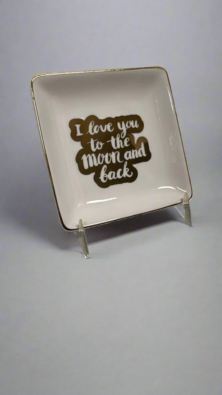 Love to the Moon Friendship Tray