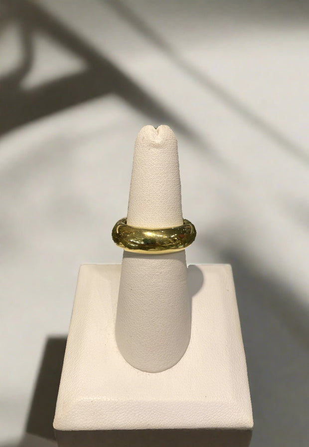 Mazza Gold Dome Ring available at Mildred Hoit in Palm Beach.