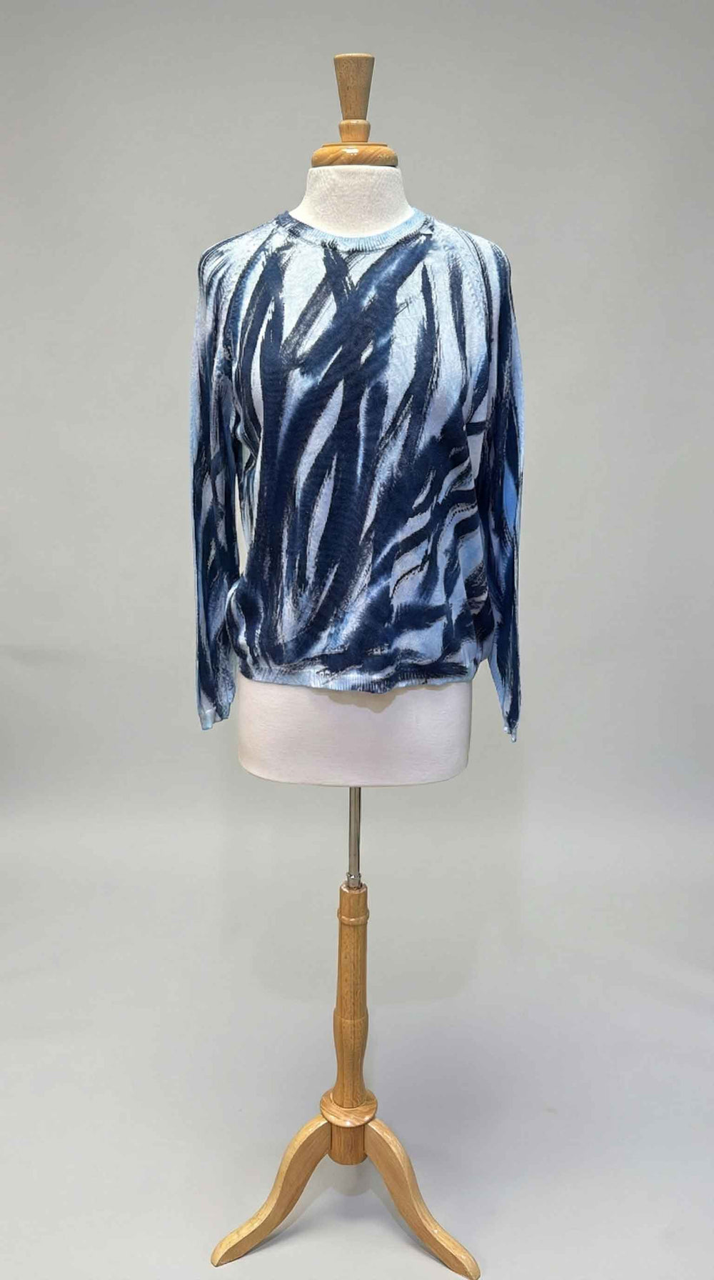 Melarosa Sweater & Scarf Set in Bluebird - Mildred Hoit