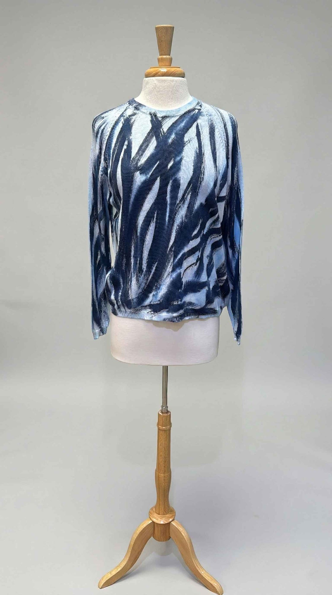 Melarosa Sweater & Scarf Set in Bluebird - Mildred Hoit