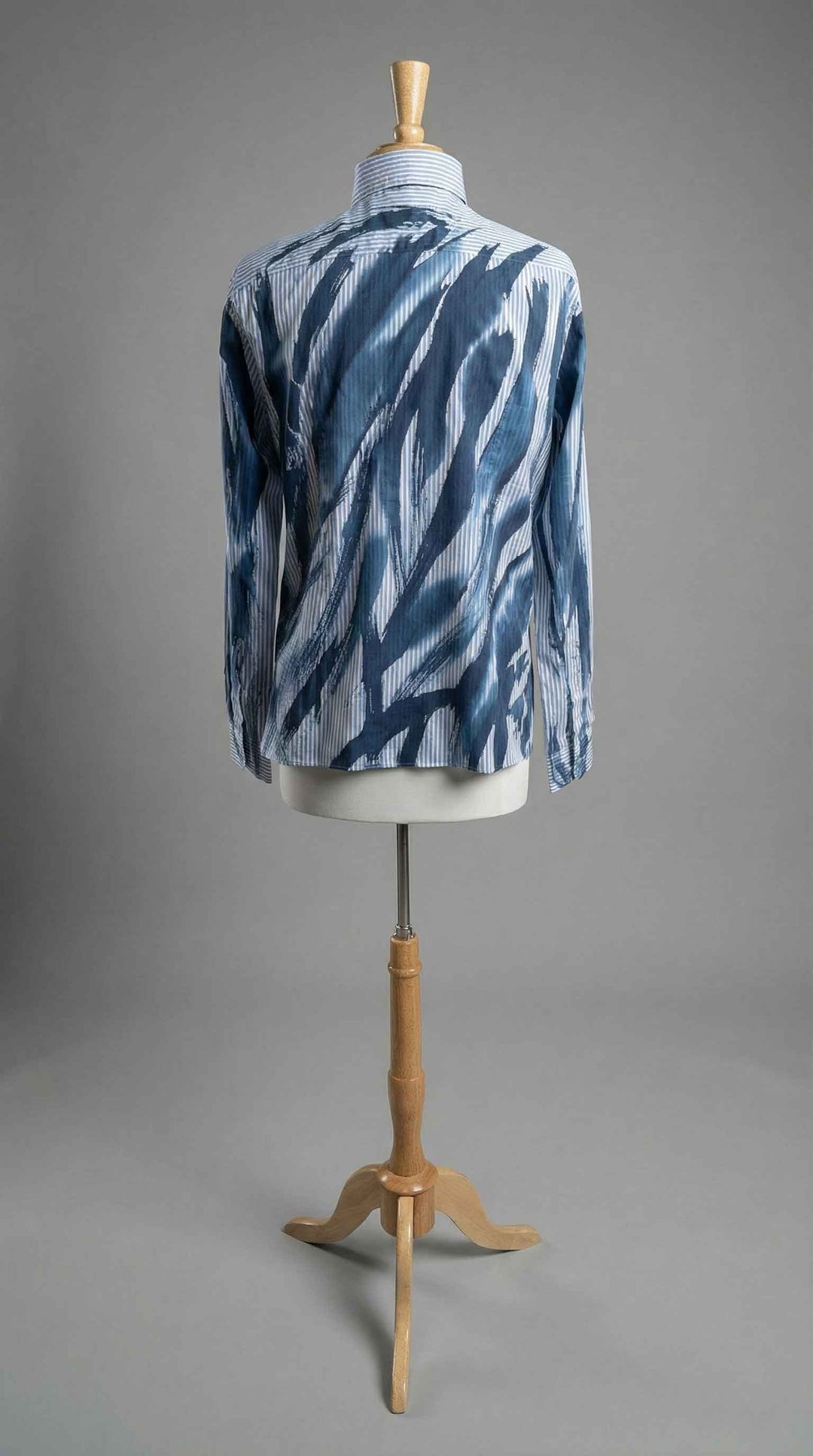 Melarosa Blue Stripe Blouse in Bluebird - Mildred Hoit