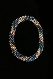 Meredith Frederick Gayle Blue and Silver Bracelet available at Mildred Hoit in Palm Beach.