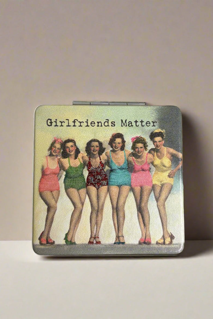 'Girlfriends Matter' Compact Mirror