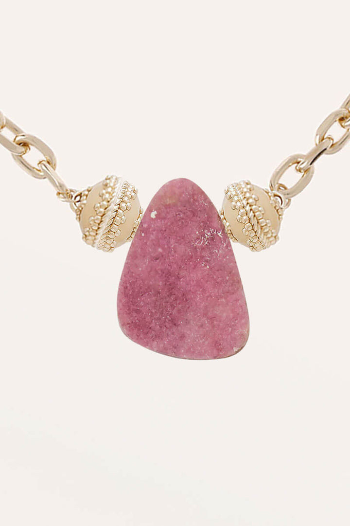 Clara Williams Large Pink Calcite Cobaltian Druzy Centerpiece