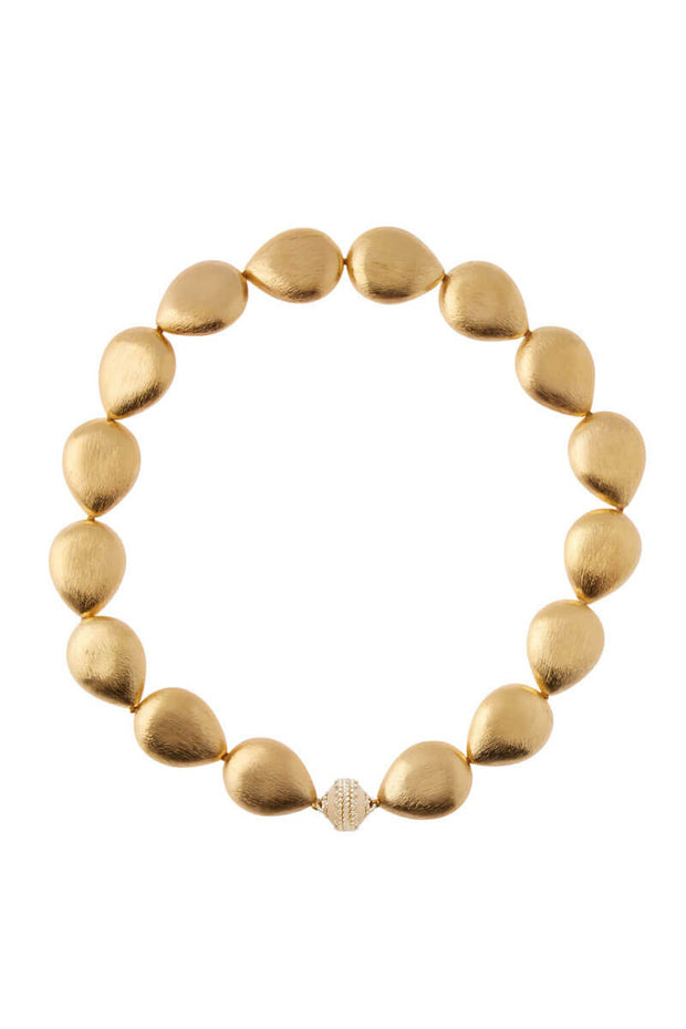 Clara Williams Gold Rush Teardrop Necklace available at Mildred Hoit in Palm Beach.