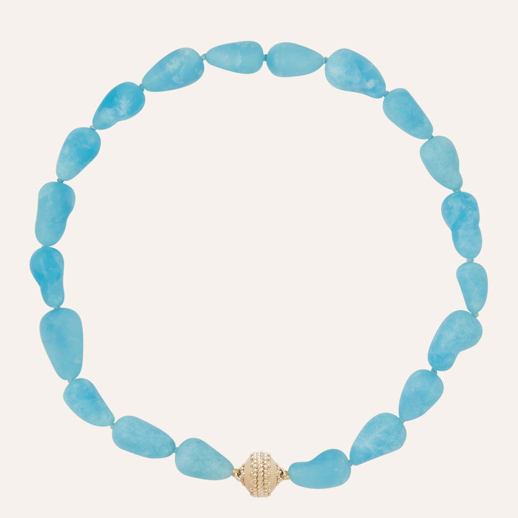 Clara Williams Blue Quartz Necklace