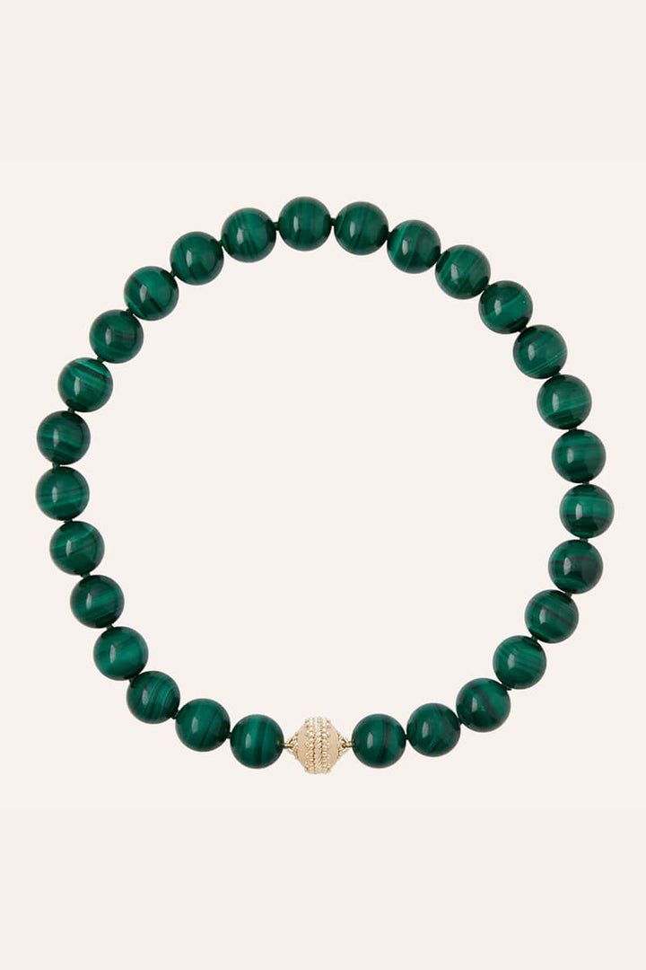 Clara Williams Victoire 14mm Malachite Necklace