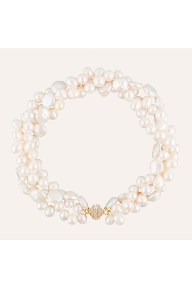 Clara Williams Multi-Strand Pearl Necklace available at Mildred Hoit in Palm Beach.