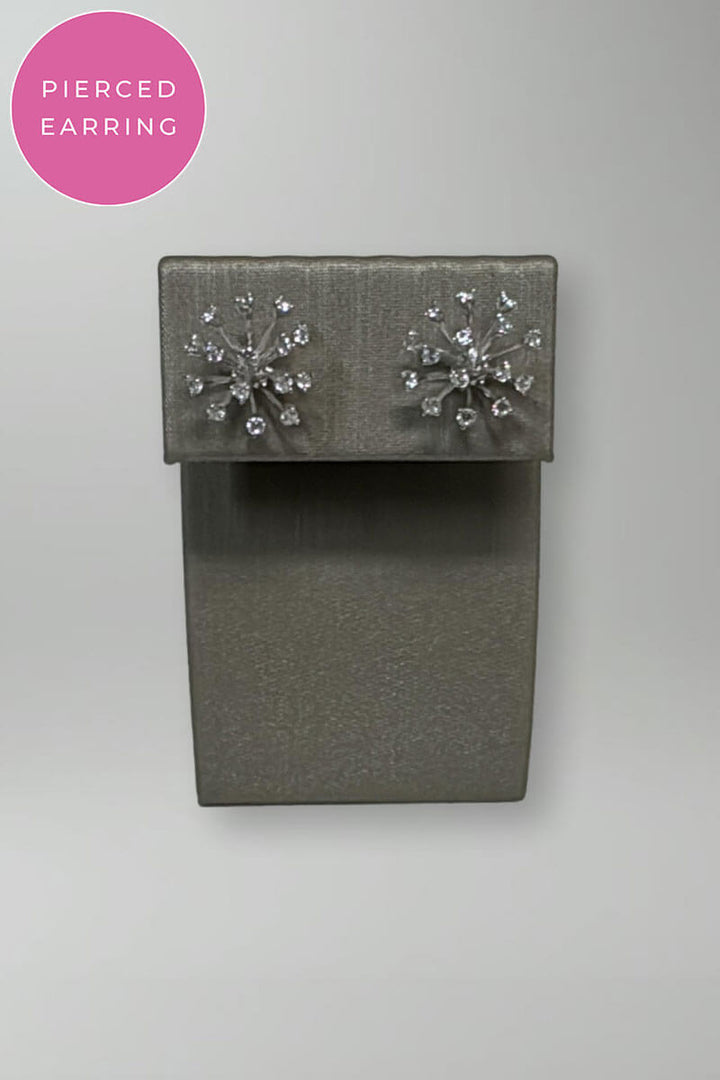 Starburst Earrings in Silver