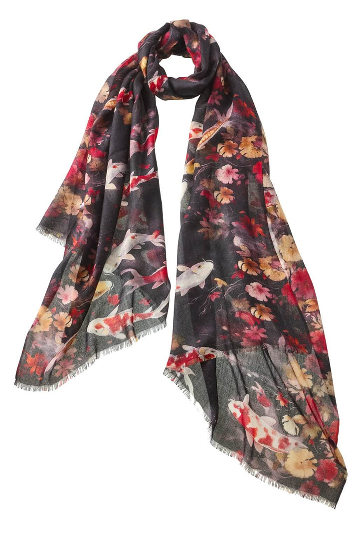 Nighttime Swim Shawl in Black - Mildred Hoit