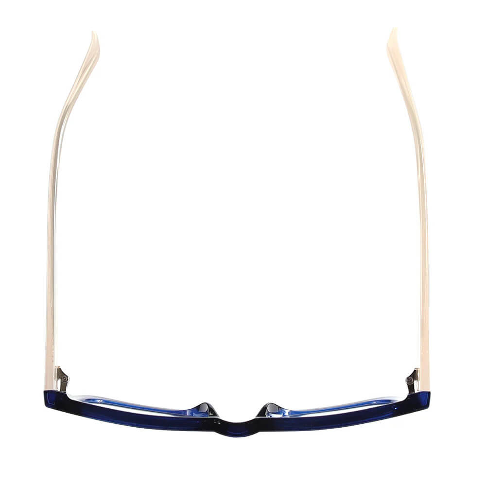 Ollie Blue Light Readers in Navy with Ivory