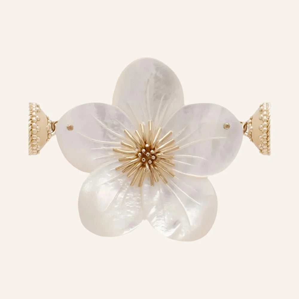 Large White Pearl Cherry Blossom Centerpiece - Mildred Hoit
